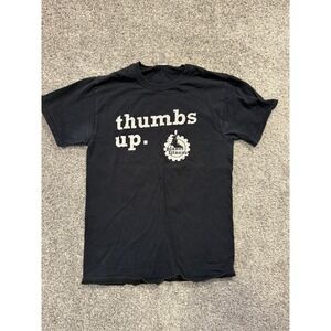 Planet Fitness T Shirt Employee Uniform Adult Small‎ Black Thumps Up Spell Out